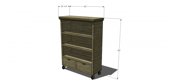 Free Diy Furniture Plans To Build A Tribeca Bookcase The Design