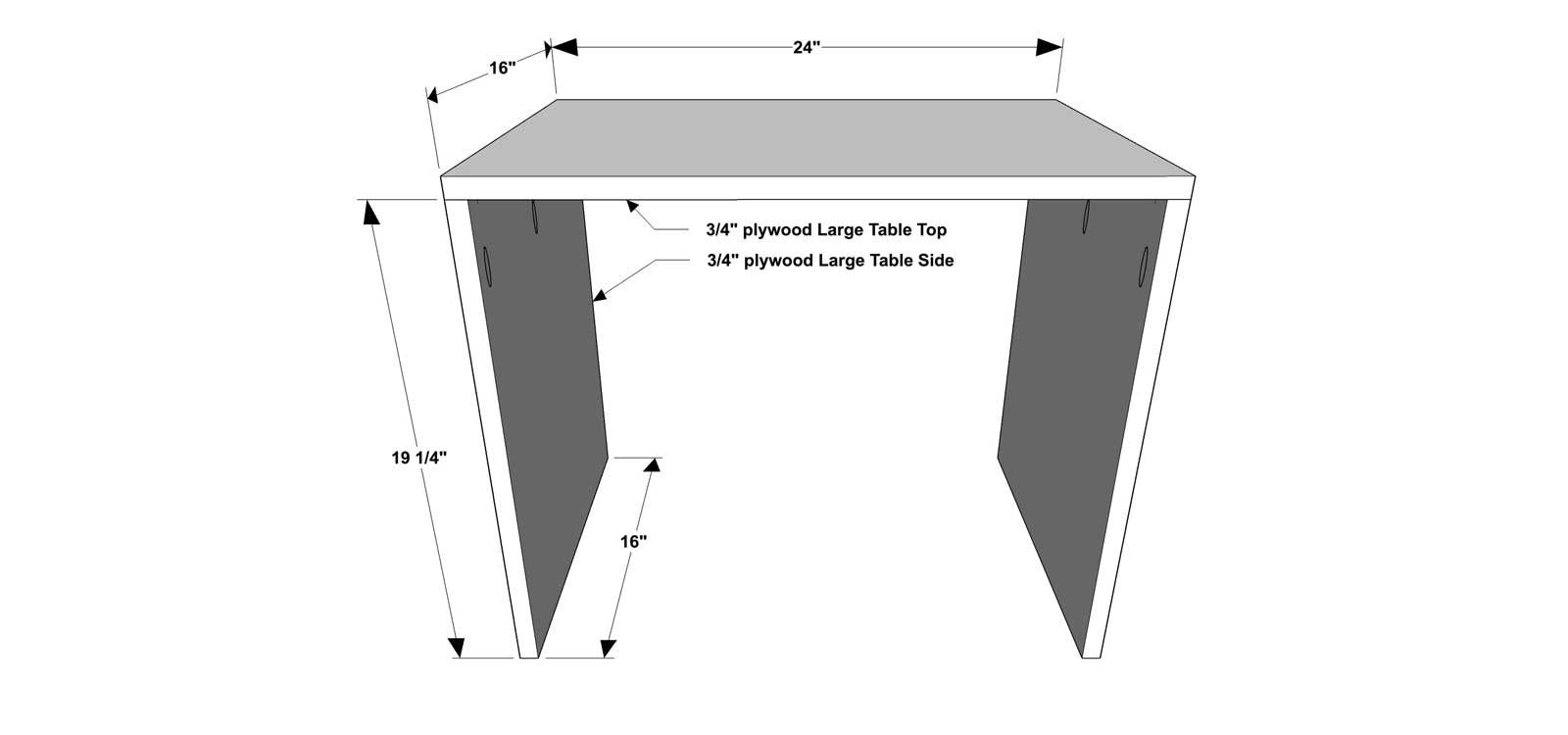 Free DIY Furniture Plans // How to Build Compression Nesting Tables