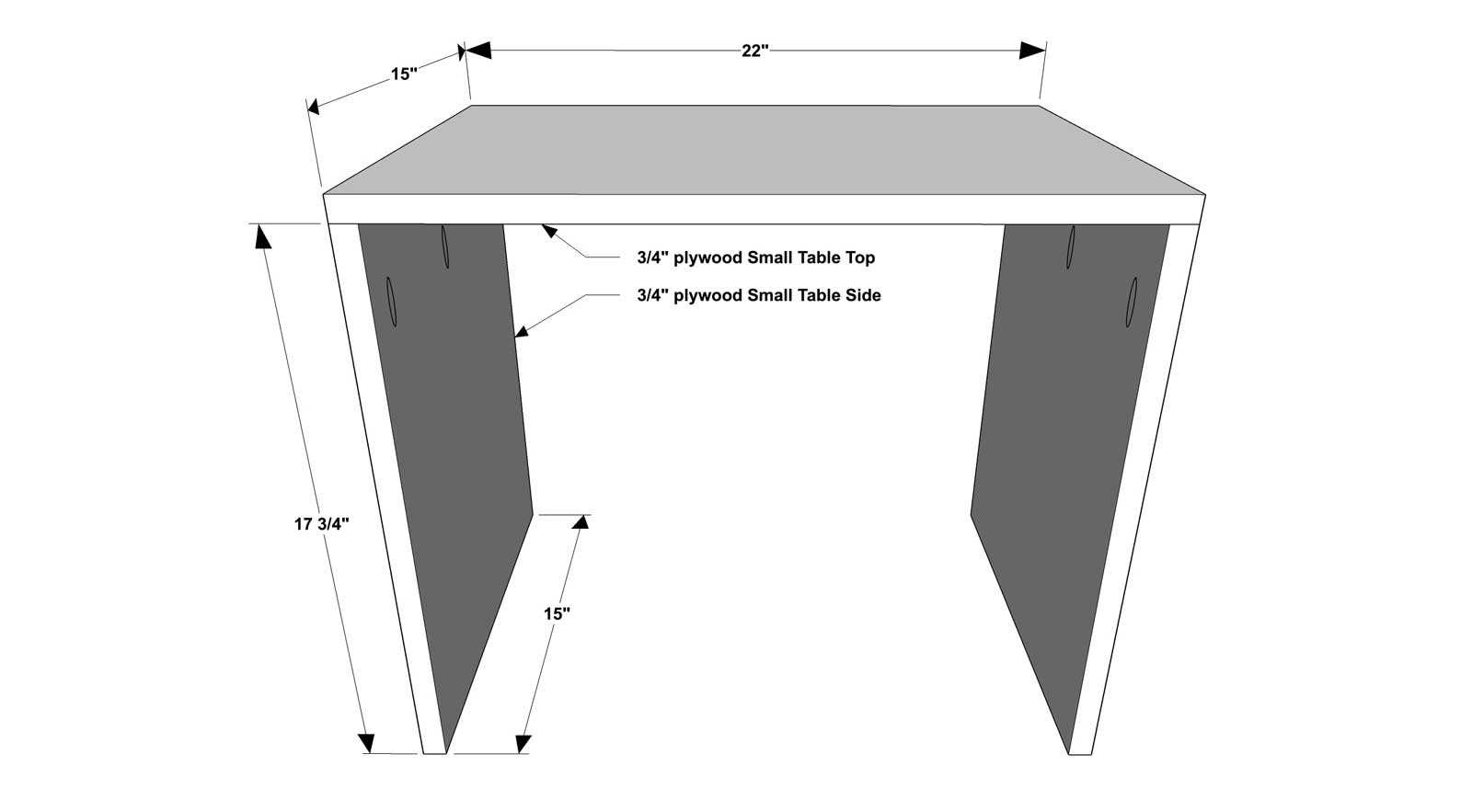 Free DIY Furniture Plans // How to Build Compression Nesting Tables