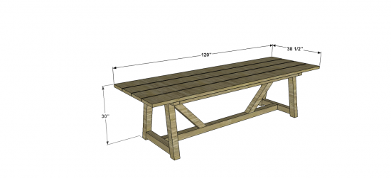 Free DIY Furniture Plans to Build a Restoration Hardware 