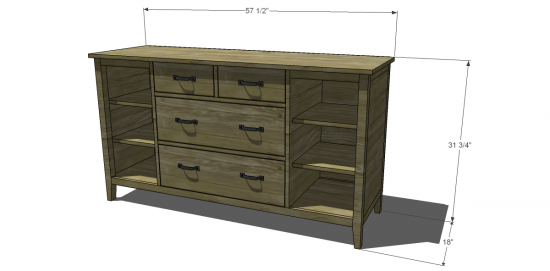 Free Diy Furniture Plans To Build A Land Of Nod Blake Dresser