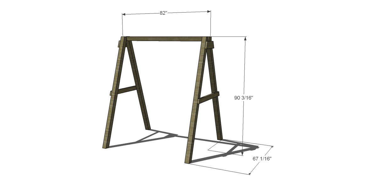 Free Diy Furniture Plans How To Build, Wooden Porch Swing Stand Plans
