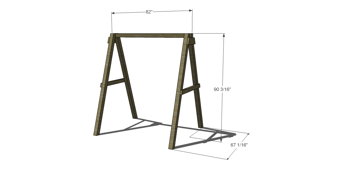 Free DIY Furniture Plans: How to Build a Swing A-Frame 