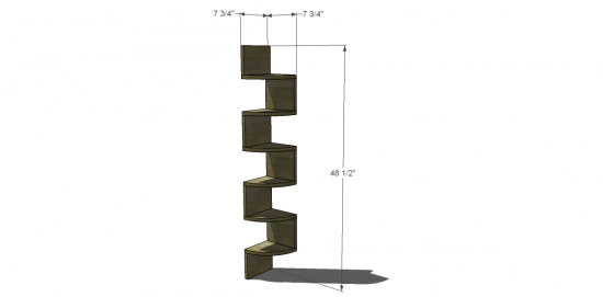 Free Diy Furniture Plans To Build An Ivan Corner Shelf The