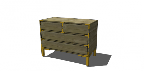 Free DIY Furniture Plans to Build a Four-Drawer Campaign ...