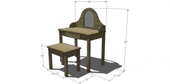 Free DIY Furniture Plans to Build a Land of Nod Inspired Debutante